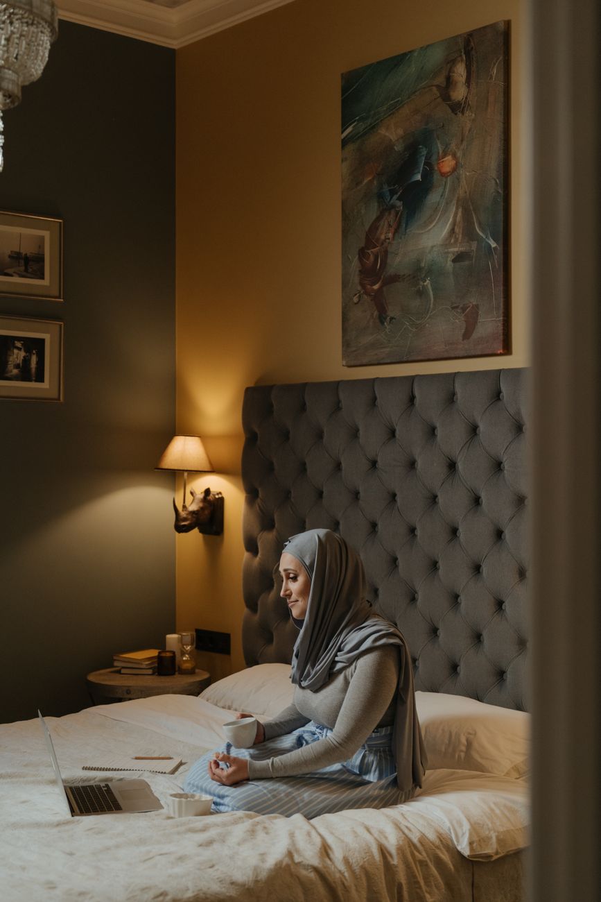 Ambiente íntimo de boudoir