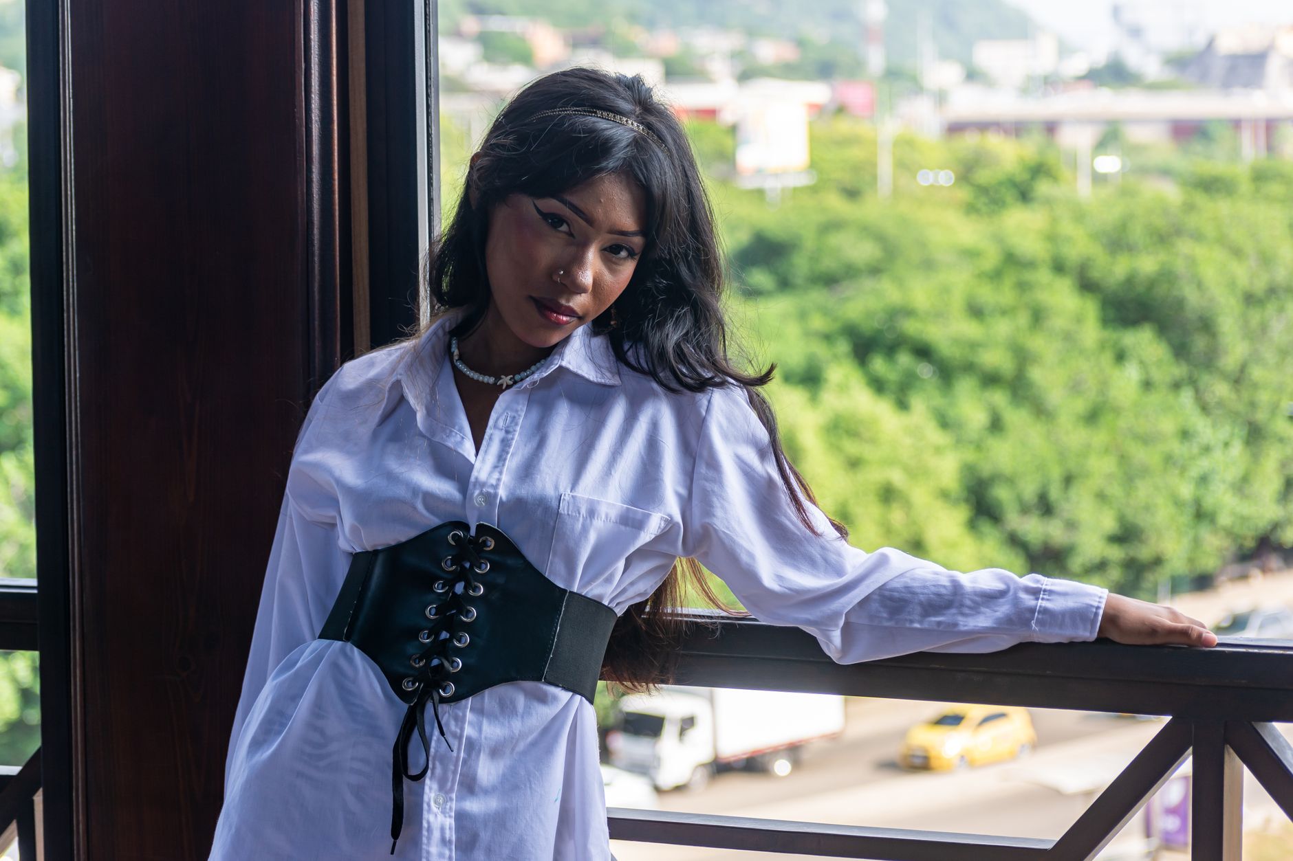 Mulher em lingerie