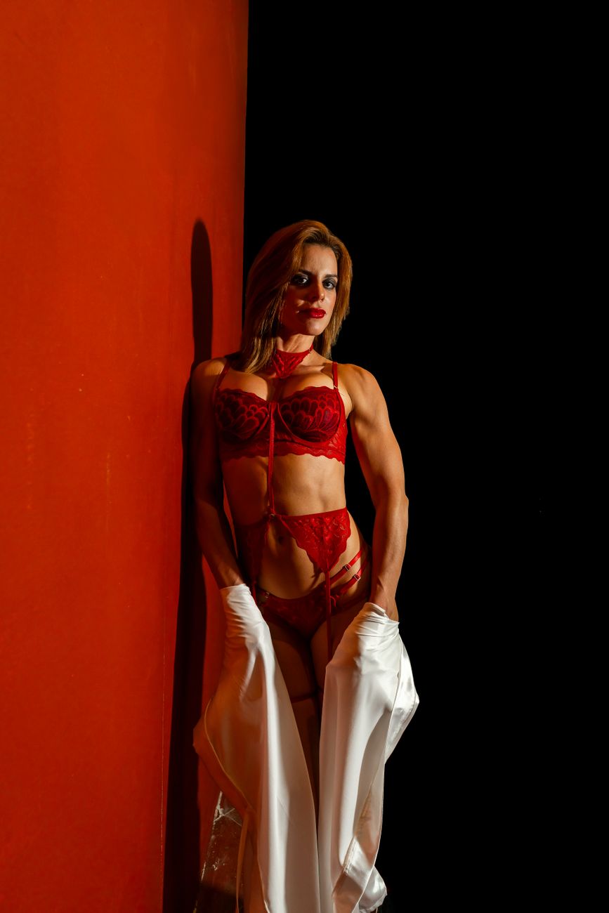Mulher em lingerie