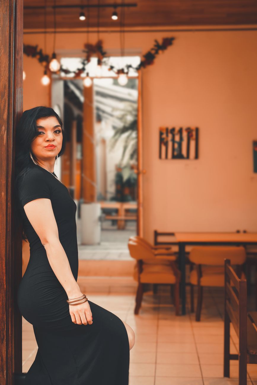 Jovem mulher sedutora