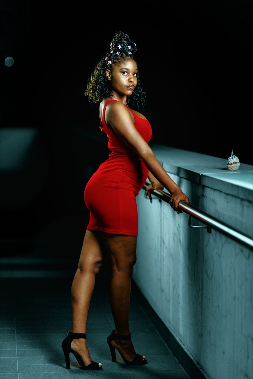 Jovem mulher sedutora